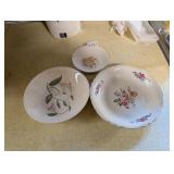 (3) FINE CHINA SAUCERS/ PLATES