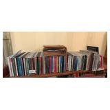 SHELF OF CDs