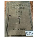 1922 ENGLISH BOOK