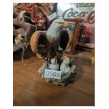 CERAMIC EAGLE DECOR