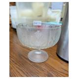 PINE GLASS CANDY DISH