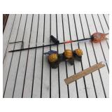 Lot of 2 Lawn Decorations - Solar Path Light and M