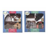 Lot of 3 - Fairy Garden Kits, Rustic Retreat Polyr
