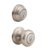 Kwikset Juno Satin Nickel Exterior Entry Knob and