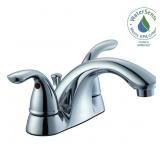 Glacier Bay Builders 4 in. Centerset 2-Handle Low-