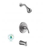 Glacier Bay Builders 1-Handle 1-Spray Tub and Show