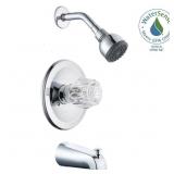 Glacier Bay Aragon 1-Handle 1-Spray Tub and Shower