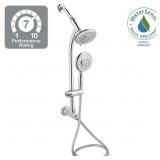 Glacier Bay 5-Spray Wall Bar Shower Kit in Chrome