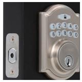 Defiant Single Cylinder Satin Nickel Castle Electr