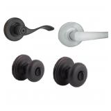 Lot of 4 - Kwikset Door Knobs or Lock Sets, Juno V