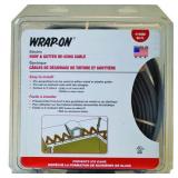 Lot of 6 - WRAP-ON (Brand) Roof & Gutter Cable, Bl