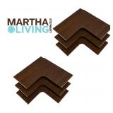 Lot of 2 - Martha Stewart 30 in. Espresso Corner S