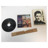 Elvis Presley 45 rpm Record Love Me Tender with Sl