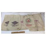 Lot of 5 Seed Bags, Woodruff and Patriot Brand, Vi