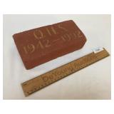 Quincy PA High School Brick, 50 Year Anniversary,