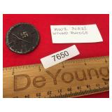 WWII Era German Nazi Wound Badge, Black