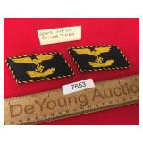 WWII Era German Nazi Collar Tabs