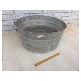 Galvanized Tub, Round, Vintage or Antique