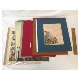 Lot of 14 Prints, Children or Child Related, Vinta