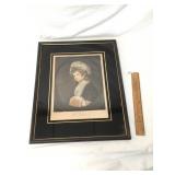 Print, Mrs. Robinson by George Romney, Antique