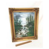 Original Oil on Canvas Art Painting by S. Weaver