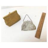 Lot of 2 Beaded Purses, Vintage
