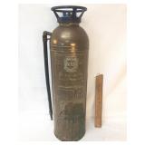 Brass Fire Extinguisher, Vintage