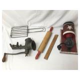 Lot of 4 Kitchen Tools or Utensils, Vintage or Ant