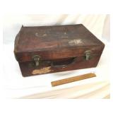 Leather Suitcase, Vintage or Antique