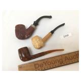Lot of 3 Pipes, Jobey, Corn Cob and Maro from Ital
