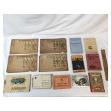 Lot of 13 Items, Postcards, Postcard Books, and Tr
