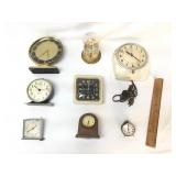 Lot of 7 Clocks, Kitchen, Alarm and Others, Vintag