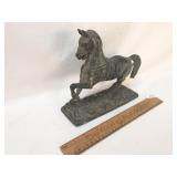Clock Topper, Metal Horse, Antique