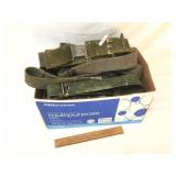 Lot of 16 US Military Utility Belts, Vintage