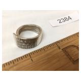 Ring, Crafted Silverplate Flatware, Antique