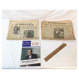 Lot of 3 John F. Kennedy or Lyndon B. Johnson Publ