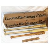 Lot of 3 Baseball Bats, Louisville Slugger Johnny