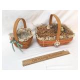 Longaberger 1993 Lily of the Valley & 2000 Mother