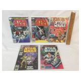 Lot of 5 Star Wars Comic Books, 1970