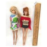 Lot of 2 Dolls, Barbie and Midge, Vintage