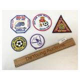 Lot of 5 Patches, Soccer, New York, Vintage