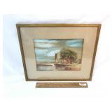 Original Mixed Media, Watercolor and Oil, Art Pain