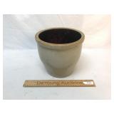 Crock, Glazed Pottery Earthenware, Antique