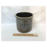 Crock, 2 Gallon, Glazed Pottery, Antique