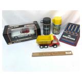 Lot of 5 Toys and Collectibles, Die-cast Car, Lunc