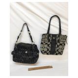 Lot of 2 Coach Handbags or Purses