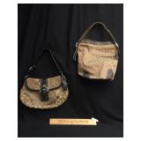 Lot of 2 Coach Handbags or Purses