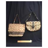 Lot of 2 Coach Handbags or Purses
