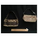 Lot of 2 Coach Handbags or Purses