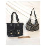 Lot of 2 Coach Handbags or Purses